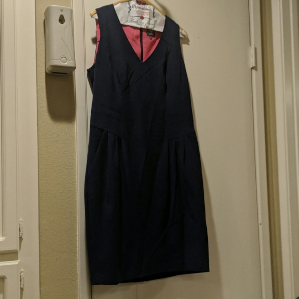 Vince Camuto Navy Dress